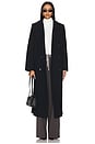 view 1 of 4 Clemence Oversized Blazer Coat in Dark Navy