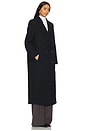 view 3 of 4 Clemence Oversized Blazer Coat in Dark Navy