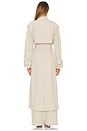 view 4 of 4 Cordelia Denim Trench Coat in Sandstone
