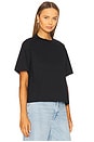 view 2 of 4 Kyla Cropped Boxy T-shirt in Black