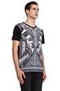 view 2 of 5 Tael T-Shirt in Black & Off White