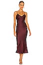 view 1 of 3 Peych Dress in Burgundy