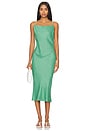 view 1 of 3 Sorphea Dress in Forest Green