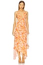 view 1 of 4 Idila Maxi Dress in Multico Orange