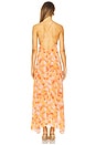 view 3 of 4 Idila Maxi Dress in Multico Orange