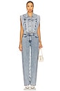 view 6 of 7 Ryley Wide Leg in Calm Blue