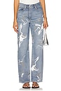 view 1 of 6 Ulya Wide Leg in Blue Paint