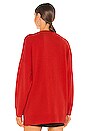 view 3 of 4 Misha Cardigan in Red