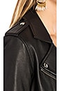 view 7 of 7 Ashville Leather Moto Jacket in Black