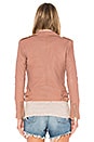 view 3 of 4 Han Leather Jacket in Old Pink