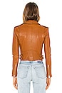 view 3 of 4 BLOUSON EN CUIR ASHVILLE in Camel