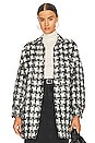 view 1 of 5 Parvati Jacket in Black & White