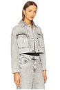 view 2 of 4 デニムジャケット in Mixed Grey
