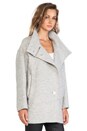 view 2 of 4 Chloane Coat in Stone Grey