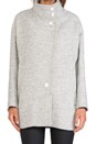 view 4 of 4 Chloane Coat in Stone Grey