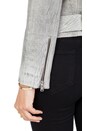 view 6 of 6 Jova Leather Jacket in Grey