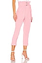 view 2 of 4 PANTALON TAILLE HAUTE HARMONY in Light Pink