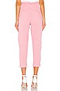 view 3 of 4 PANTALON TAILLE HAUTE HARMONY in Light Pink