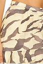 view 6 of 6 Dauna Skirt in Print Tiger