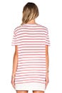 view 3 of 4 Brookly Tee in Ecru & Red