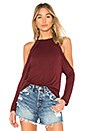 view 1 of 4 Camna Top in Burgundy