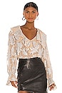 view 1 of 5 Labra Blouse in Beige