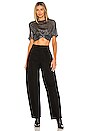 view 4 of 5 Lisk Blouse in Black & Silver