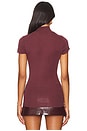 view 3 of 4 ABELLE Tシャツ in Burgundy