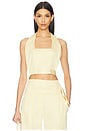 view 1 of 5 Charlotte Top in Light Yellow