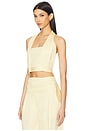 view 3 of 5 Charlotte Top in Light Yellow