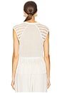 view 3 of 4 Polly Top in White