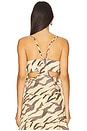 view 3 of 4 Dariah Top in Print Tiger