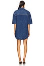 view 3 of 3 Esmar Top in Denim Blue