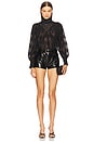 view 4 of 5 Varleta Top in Black Lurex
