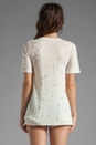 view 2 of 4 Clay Distressed Tee in Ecru