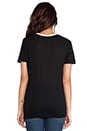 view 3 of 4 Cora Tee in Black & Off White