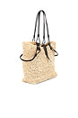 view 3 of 5 SAC À MAIN LASSO RAFIA in Light Beige & Black