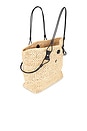 view 4 of 5 SAC À MAIN LASSO RAFIA in Light Beige & Black