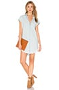view 1 of 3 Lanie Button Down Dress in Light Blue