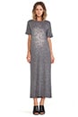 view 1 of 4 Lina Robe Dress in Dark Grey