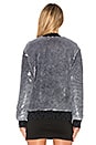 view 5 of 7 Amaia Sequin Bomber Jacket in Black