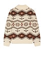 view 2 of 3 Wincha Shawl Collar Cardigan Sweater in Natural
