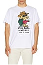 view 3 of 4 2 Stay Cool Dirtbags Tee in White