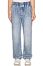 view 1 of 4 Timeo Fluid Denim Pants in Light Blue
