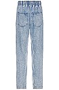 view 3 of 4 Timeo Fluid Denim Pants in Light Blue