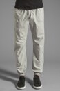 view 1 of 6 Cotton Poplin Drawstring Sport Pant in Light Grey
