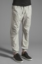 view 2 of 6 Cotton Poplin Drawstring Sport Pant in Light Grey