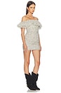 view 2 of 3 MINIVESTIDO DAVILLA in Ecru & Black