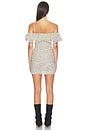view 3 of 3 MINIVESTIDO DAVILLA in Ecru & Black