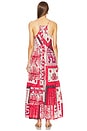 view 3 of 3 Sabba Dress in Red & Ecru